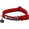 Ruffwear Collare Front Range, Collare per Cani con Anello a V, Collare per Cani per Animali Domestici a Lunghezza Regolabile, Tessuto Morbido e Confortevole, Red Canyon 11-14