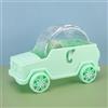 Generic Ruota da corsa per criceti, ruota da corsa a forma di auto, in plastica, per esercizi di criceti, verde, L