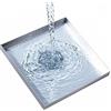 ETUELNOPT Vassoio di raccolta per lavatrice, Vassoio antigoccia AC in acciaio inossidabile 304 for piante a tenuta stagna di varie dimensioni(60x30cm(24x12in))