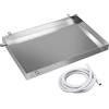 ETUELNOPT Vassoio di raccolta per lavatrice, Vaschetta for la condensa del raccoglitore dell'acqua in acciaio inossidabile 304 for dimensioni multiple barbecue frigorifero AC(100x20cm(39x8in))