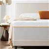 Sleremind Materasso 90x190x20 cm schiuma memory foam, rigida media, traspirante, 7 zone comfort, supporto perfetto, reversibile a 2 lati utilizzabili, materasso singolo