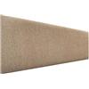 DHOME Testiera Imbottita Liscia Esclusiva Serie Luxury Edition da Parete Acustica Fonoassorbente per Letto e Camera da Letto (Golden Wood, 135cm, 4cm Spessore)