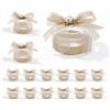 Dorunova Scatole Scatoline Portaconfetti per Bomboniere, Scatola Porta Confetti per Matrimonio e Occasioni Speciali (Modello J, Dorato, 12Pieces)