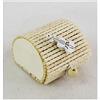 DLM Bomboniere DLM-29083 (Kit 12 Pezzi) Scatolina Scatola Portaconfetti in Bambu Violino Bianco Musica bambù Confettata Segnaposto bomboniera