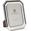 SEC OF FLORENCE 7407/9x13IT Cornice Portafoto in Argento Massiccio 925 con Retro in Legno Mogano