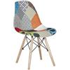 buybuy KIT 4 SEDIE PICASSO 02 IN PATCHWORK