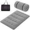 LIFEZEAL Futon Giapponese da Pavimento (grigio, 10x140x200 cm)