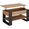 Vicco Tavolino Lifto, Rovere/antracite, 92 x 51 cm