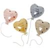 Generic Serie Volo bomboniera Cuore LED Vari Colori in Porcellana 9 cm Chi sogna impara a Volare creazione bomboniere Fai da Te Idea Regalo (Multicolore 1 Pezzo)