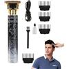 Generic Tagliacapelli da parrucchiere a batteria, Tagliacapelli da uomo - Strumenti professionali per tagliare i capelli, Kit per toelettatura da uomo, Tagliacapelli retrò ricaricabile per uomo, donna e bambi