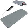 SEMINISMAR Tappetino per arricciacapelli, resistente al calore, in silicone, per capelli, in ferro crespo per capelli, colore grigio
