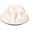 Nordic Lights Nordic Light Paralume Shade, Porta Tealight Scene Londra, Piatto, Pizzo Idea Regalo, Accessori per candela, Porcellana non smaltata, Motivo Bianco, Taglia Unica