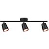 V-TAC Faretto LED da Muro Triplo 18W con Testa Orientabile Colore Nero 4000K IP20 1pz