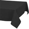 ANRO Tovaglia antimacchia Antracite effetto lino 140x120 cm impermeabile | lavabile a 30 °C - ideale per giardino, terrazza e sala da pranzo