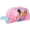 Safta BARBIE PAINTERLY - Beauty case grande per bambini, adatto a carrozzina, ideale per bambini dai 5 ai 14 anni, comodo e versatile, qualità e resistenza, 26 x 16 x 9 cm, rosa/celeste, M, Casual