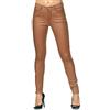 Elara Pantaloni Donna Similpelle Effetto Push Up Chunkyrayan Marrone E621 3 Brown 38 (M)