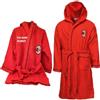 ACM 1899 Accappatoio con Cappuccio AC MILAN | Accappatoi Calcio Personalizzabili con Nome Ricamato PS 02959