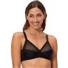 Playtex Reggiseno Senza Ferretto Ideal Posture Supporto ed Eleganza Donna x1, Nero, 36/4E