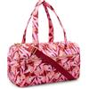 Amazon Essentials Borsone da Viaggio Trapuntato Donna, Blu Marino Motivo Cashmere, Taglia unica