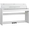 McGrey DP-18 WM Pianoforte Digitale Bianco Opaco - 88 Tasti Tastiera con azione a martello - Pianola musicale con USB, 128 suoni, 128 polifonie, 3 pedali - Piano digitale per scuola