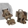 Vynebtrv Supporto L4G24 per NVG da Caccia, Montatura in Nylon per NVG Su Casco Veloce - per Accessori da Cosplay e Attività All'aperto(Brown)