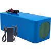 GJCKOPIUFA Batteria Per Bici Elettrica Da 36 V 30 Ah Con Protezione BMS, Pacco Batteria Al Litio 10S4P Con Caricabatterie Per Go-Kart, Scooter, Triciclo XT60+DC