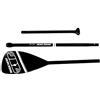 JBZ JBAY.ZONE Pagaia Estensibile JBAY.Zone Black Edition Specifica per SUP 170-215cm Alluminio