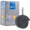 Schwalbe Flessibile per bici 700C DV17 Tubo da 40 mm, Nero, 28