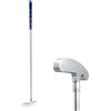 Generic Putter da golf regolabile, accessorio di lunga durata, facile da usare, dimensioni regolabili per golf junior con albero estensibile, strumento dal design compatto e lunga durata (86,5 cm)