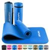 Tunturi 14TUSFU133 Tappetino Fitness - Tappetino Yoga Nbr - Blu, Unisex - Adulto, Blue, Taglia Unica