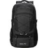 PORRASSO 75L Zaino da Trekking Zaino Impermeabile Zaini Hiking Backpack per Donna Uomo Campeggio Arrampicata Viaggio Sport Verde