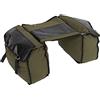 OKAT Borsa portabagagli Bici, Portabiciclette Portatile di Grande capacità Borsa Portapacchi Posteriore Doppio Lato Borsa portabagagli Bici per Mountain Bike Ciclismo(Verde)