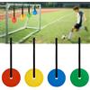 Iirlvior Obiettivi di Calcio, 4 Pezzi 15 cm Scopo del Calcio Esterno, Dischi bersaglio e Cinghie Regolabili per Gabbia di Calcio Pieghevole, Bersagli di Tiro Attrezzature di Allenamento per Migliorare la