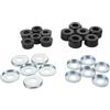 DECHOUS Kit Ammortizzatori in PVC per Skateboard e Pattini, Doppio Allineamento Foro da 10 mm, Riduce Urti e Scosse Guida Regolare Indoor e Outdoor