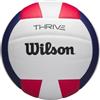 Wilson Pallone da Pallavolo Thrive, Sensazione Setosa e Potenza, Ideale Per Prestazioni di Alto Livello, Approvato da NFHS e USAV, Dimensioni Ufficiali, Colore: Rosso/Bianco/Blu Navy