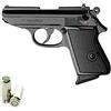 KIMAR Pistola a Salve Walther PPK Lady-K 85 Cal.8 | Top Firing | Nera