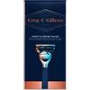 King C. Gillette King C Gillette Rasoio per rasatura e bordatura (Navy)