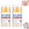 Ycydazi 2 pezzi 60% Urea Foot Care Stick, cura intensiva per i talloni asciutti, idrata in profondità per la pelle morbida, esfoliata delicatamente, leviga le zone ruvide, ideali per la cura quotidiana dei