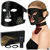 Bliuozr Maschera LED Viso con Luce Rossa, 4 Colori LED Face Mask per Cura Viso e Collo, Maschera Viso LED con Timer Intelligente per Terapia a Luce Rossa, Adatta a Donne e Tutti i Tipi di Pelle