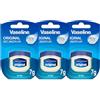 Vaseline Lip Therapy 7G Original | Balsamo labbra nutriente per un'idratazione ottimale (Original (3 Pezzo))
