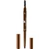 BF Beauty Forever Beauty Forever Eye Brow Definer, Fill & Sculpt, doppia estremità con pennello per sopracciglia, non affilare, per tutte le forme di sopracciglia, disponibile in 3 tonalità (marrone scuro (BD03))