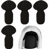 RhiVrillion 2 Paia Cuscinetti Per Tallone,Solette per Talloni,Cuscinetti Per Tallone Per Scarpe Troppo Grandi, Per Donne E Uomini Anti Vesciche Per Migliorare La Vestibilità Delle Scar`pe (Nero)