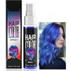 Altherona Colore blu per capelli spray temporaneo, colore blu, lavabile, colore dei capelli blu, blu istantaneo, tinture per capelli per carnevale, Halloween, cosplay, feste, spray colorante per capelli per
