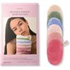 Waschies Dischetti struccanti riutilizzabili e detergenti per il viso, confezione da 6 pezzi, motivo floreale, lavabili, morbidi e ipoallergenici, detergenti delicati per tutti i tipi di pelle