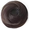 Gladiaond 1pc clip sintetica nelle estensioni del panino disordinato dei capelli mini ciambella updo posticci for le donne ragazze chignon retrattili a forma di nido uccello(550-2-33)