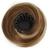 Gladiaond 1pc clip sintetica nelle estensioni del panino disordinato dei capelli mini ciambella updo posticci for le donne ragazze chignon retrattili a forma di nido uccello(550-10H15)