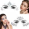 CHRI Pietre glitterate per il viso, per feste, carnevale, Halloween, 2 pezzi