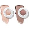 LOPHE Ombretto In Crema, 2Pcs Mousse Eyeshadow, Formula Altamente Pigmentata, Durata Fino A 24 Ore, Waterproof, Colore Cremoso per Guance e Occhi, Marrone + Oro Rosa, 4g