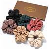 Lolalet [6 Pezzi] Lolalet Scrunchies per Capelli in Raso, Elastico in Scrunchies, Set Elastici Capelli Stoffa Raso per Donne Ragazze -Stile E