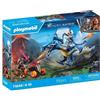 PLAYMOBIL Novelmore Guerriero con drago e cannone, 39 pezzi, set di costruzione dai 4 anni in su